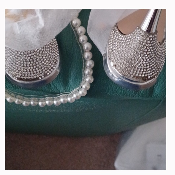 Public Desire Damaged Crystals Missing Size 9 crystal embellished pointed toe - Picture 12 of 12